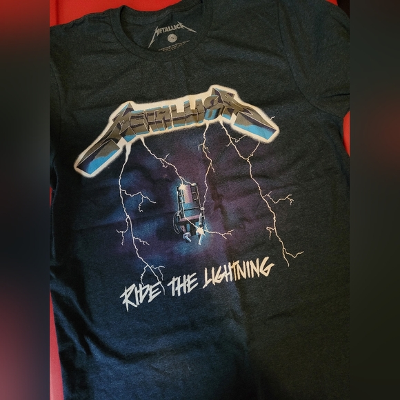 Metallica Ride The Lightning Shirt - Picture 1 of 3
